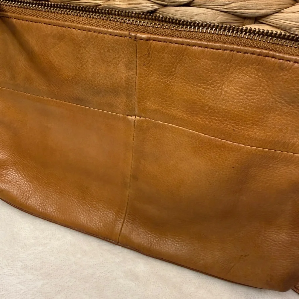 Margot New York Cognac Pebbled Leather Crossbody Bag - Soft Patina - Picture 3 of 8